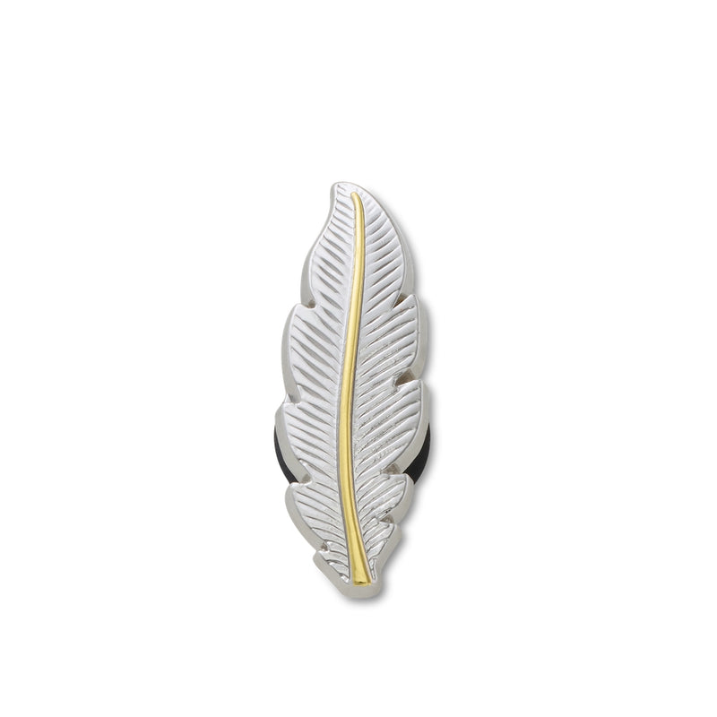 Jibbitz™ Charm Silver and Gold Feather