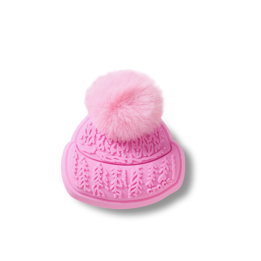 Jibbitz™ Charm Pink Beanie With Pom Pom