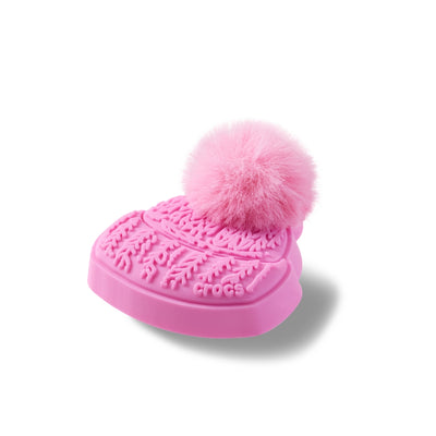 Jibbitz™ Charm Pink Beanie With Pom Pom
