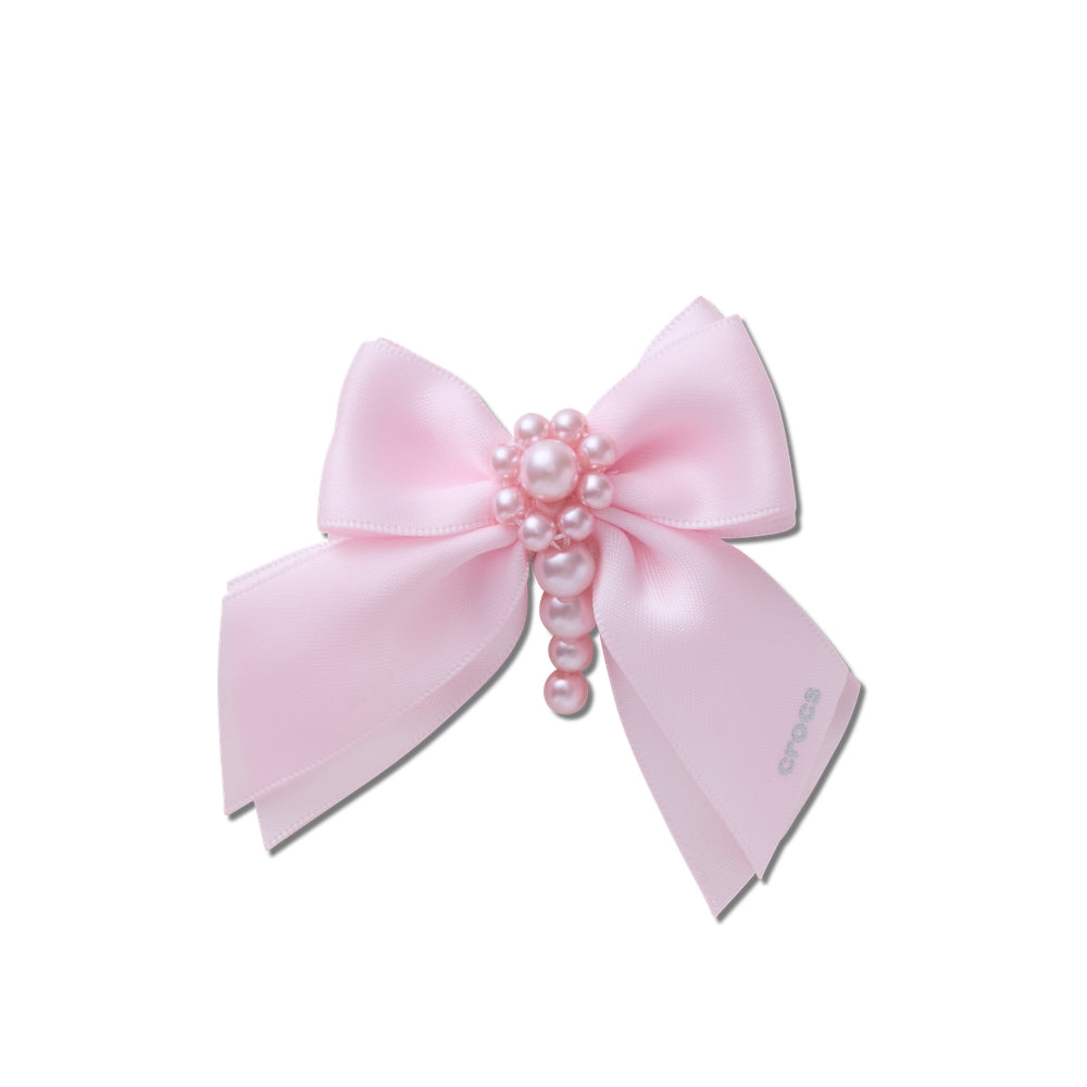 Jibbitz™ Charm Pink Velvet Flower Bow