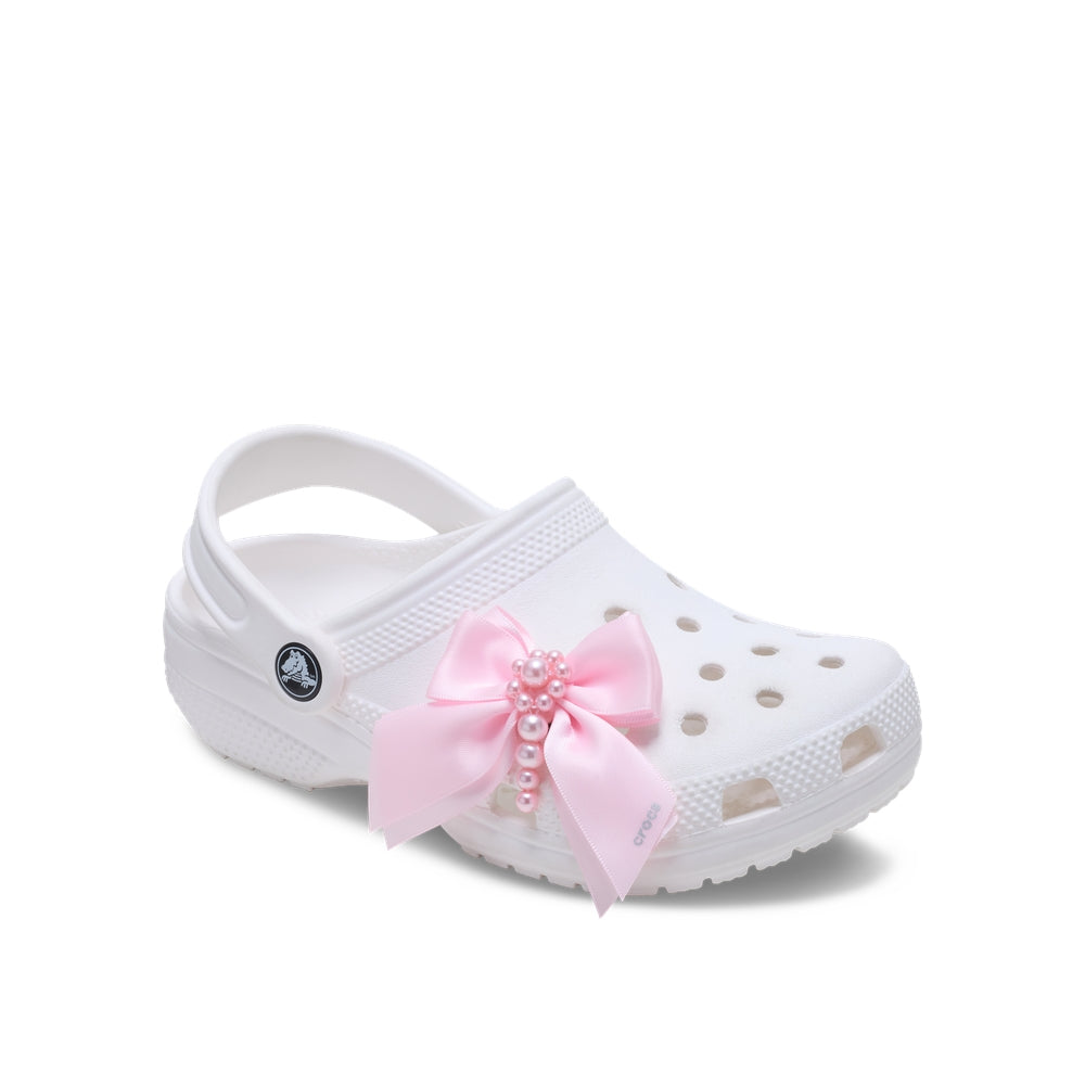 Jibbitz™ Charm Pink Velvet Flower Bow