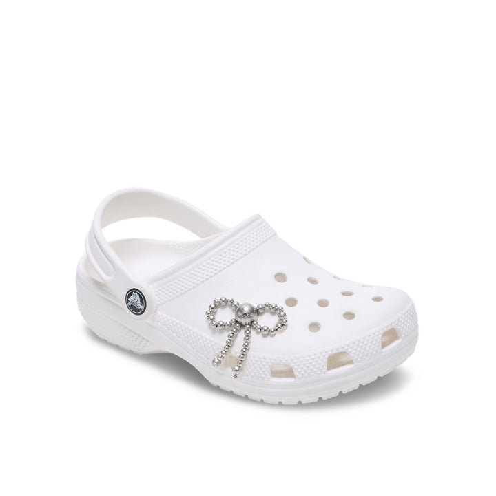 Jibbitz™ Charm Silver Beaded Bow - Crocs™ Việt Nam