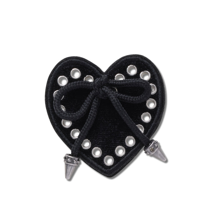 Jibbitz™ Charm Black Heart With Bow - Crocs™ Việt Nam