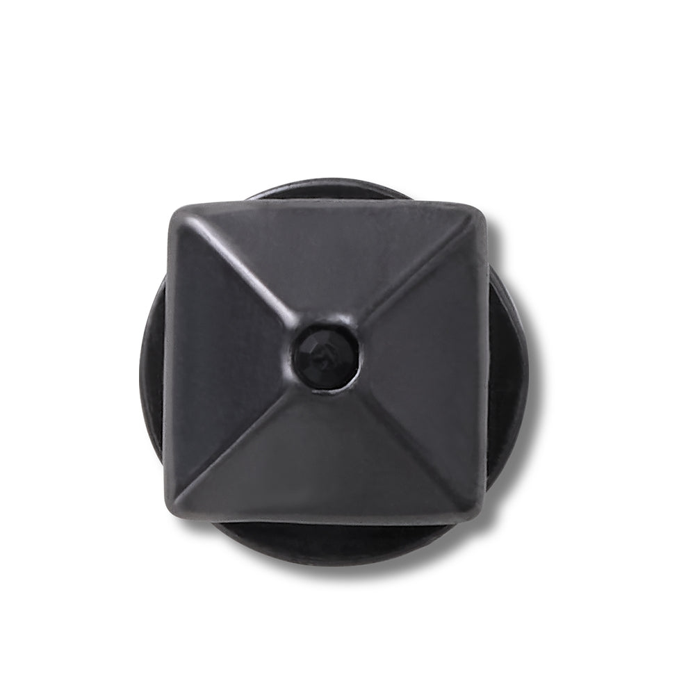 Jibbitz™ Charm Light Silver Pyramid Stud