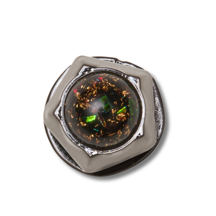 Jibbitz™ Charm Dark Silver Pentagon Stud - Crocs™ Việt Nam