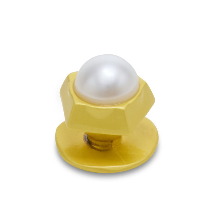 Jibbitz™ Charm Gold Pentagon Pearl - Crocs™ Việt Nam