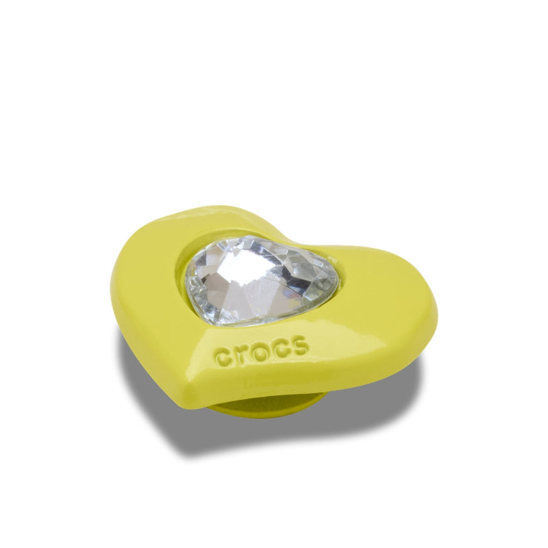 Jibbitz™ Charm Yellow SMT Gem Heart