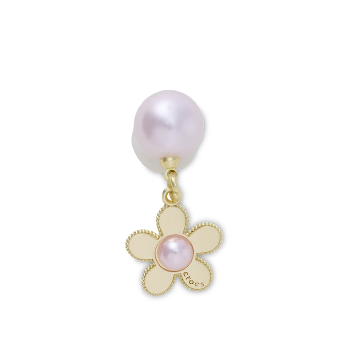 Jibbitz™ Charm Pink Pearl and Gold Flower - Crocs™ Việt Nam