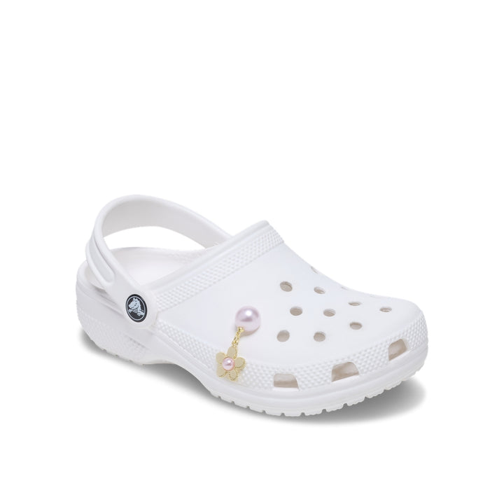 Jibbitz™ Charm Pink Pearl and Gold Flower - Crocs™ Việt Nam