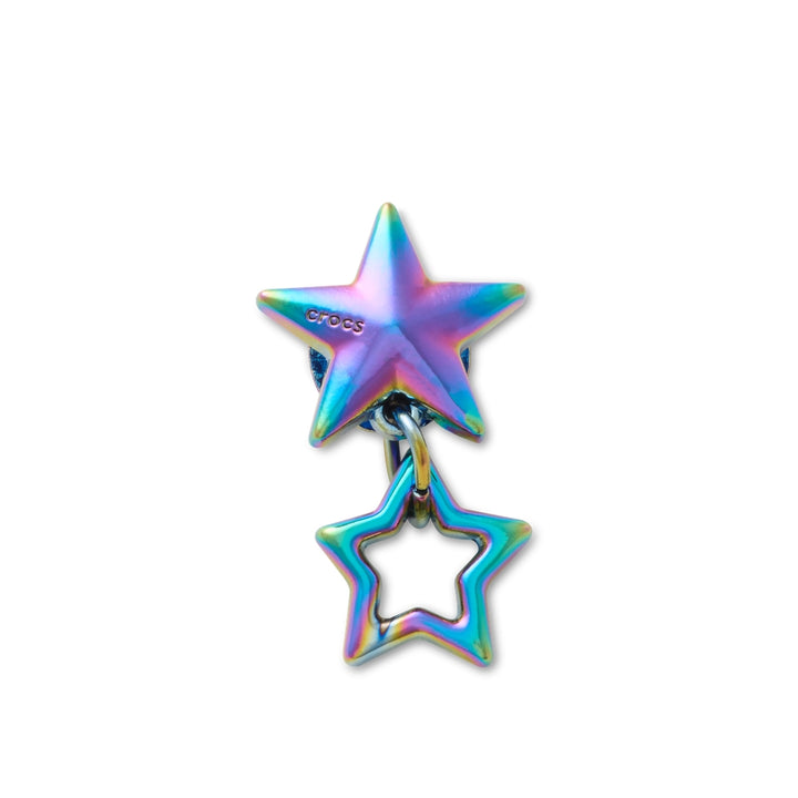 Jibbitz™ Charm Iridescent Double Star - Crocs™ Việt Nam