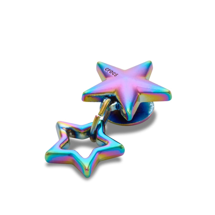 Jibbitz™ Charm Iridescent Double Star - Crocs™ Việt Nam