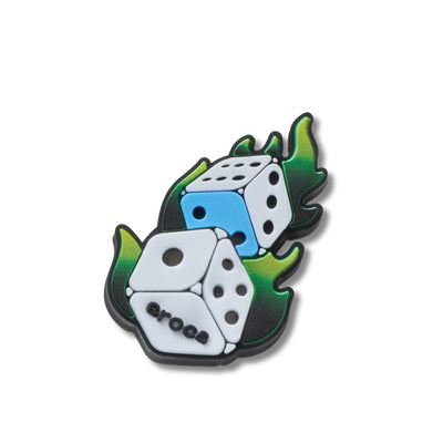 Jibbitz™ Charm Lights Up Fire Dice