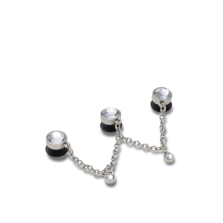 Jibbitz™ Charm Silver Triple SMT Gem Chain - Crocs™ Việt Nam