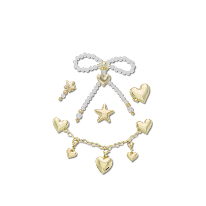 Jibbitz™ Charm Gold Hearts and Stars - Crocs™ Việt Nam
