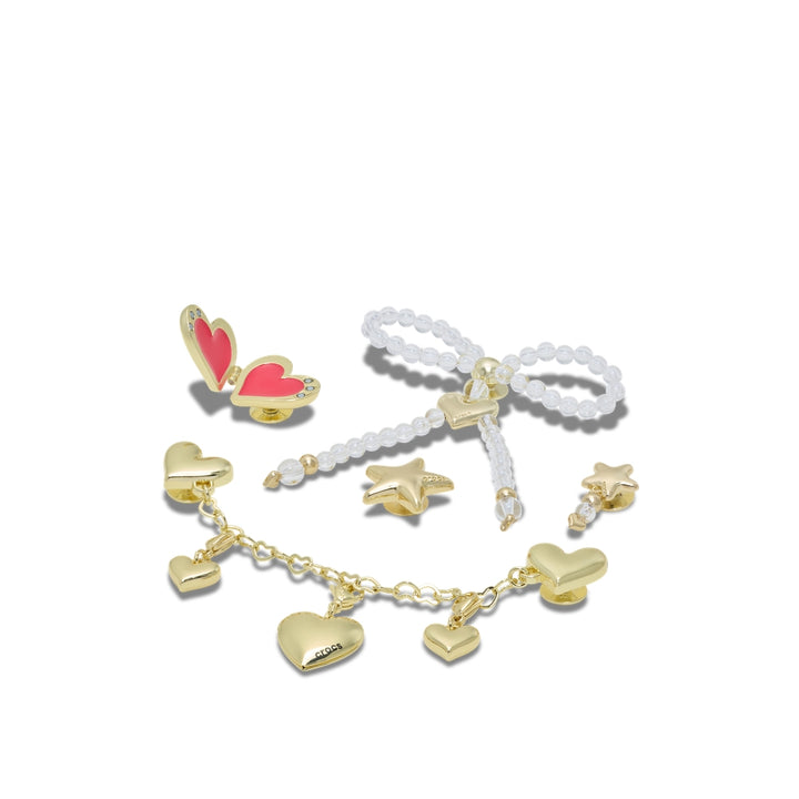Jibbitz™ Charm Gold Hearts and Stars - Crocs™ Việt Nam