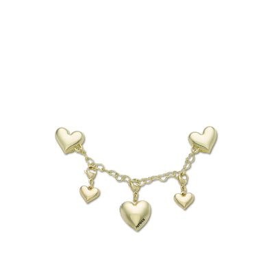 Jibbitz™ Charm Gold Heart Chain