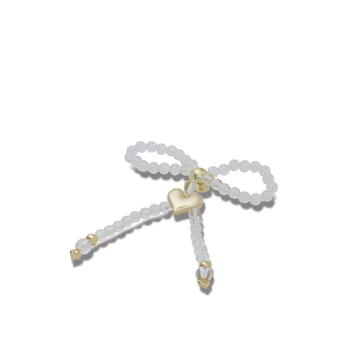 Jibbitz™ Charm Beaded Bow with Gold Heart - Crocs™ Việt Nam