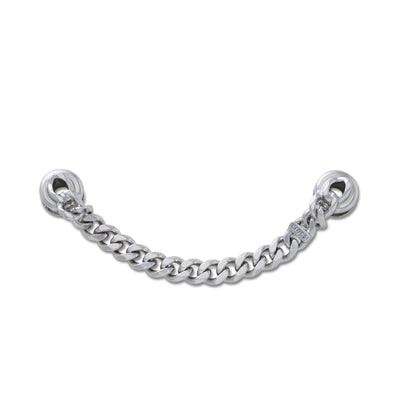 Jibbitz™ Charm Silver Flat Curb Chain