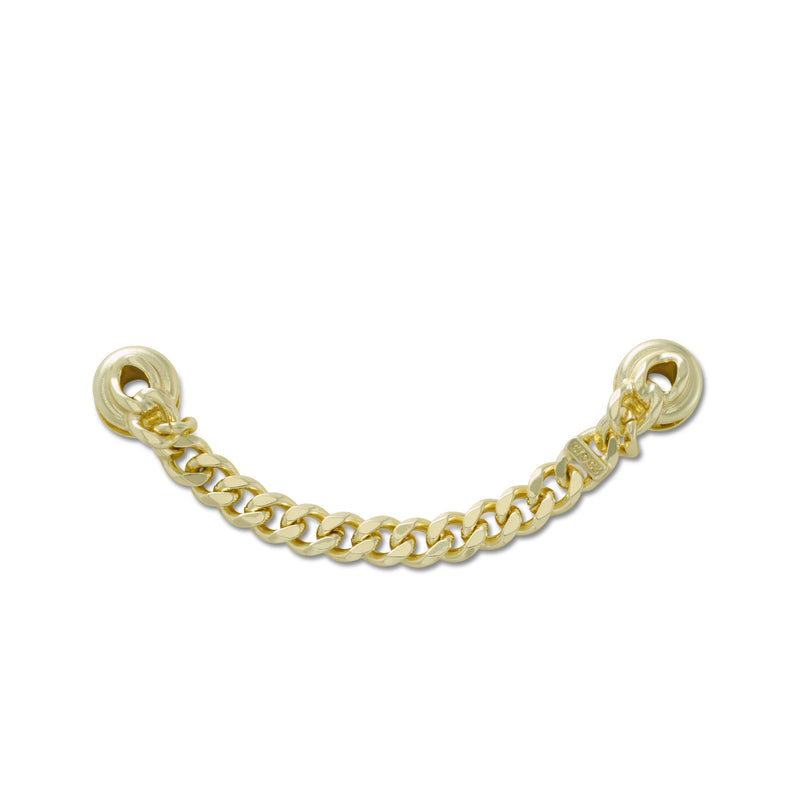 Jibbitz™ Charm Gold Flat Curb Chain
