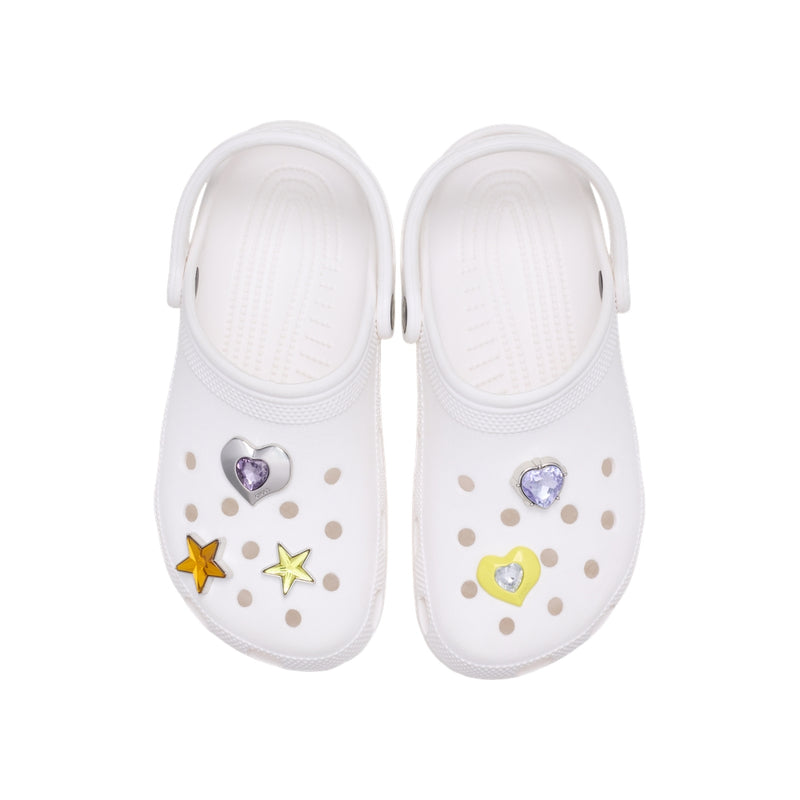 Jibbitz™ Charm Meta Stars and Hearts