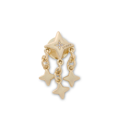 Jibbitz™ Charm Gold and Star Dangle