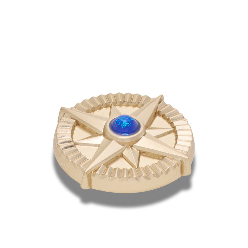 Jibbitz™ Charm Gold Star Navy Gem