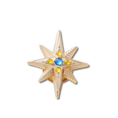 Jibbitz™ Charm Celestial Starburst With Gem