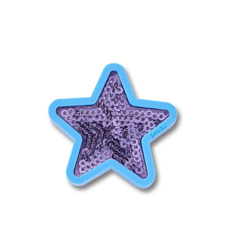 Jibbitz™ Charm Purple Sequin Star