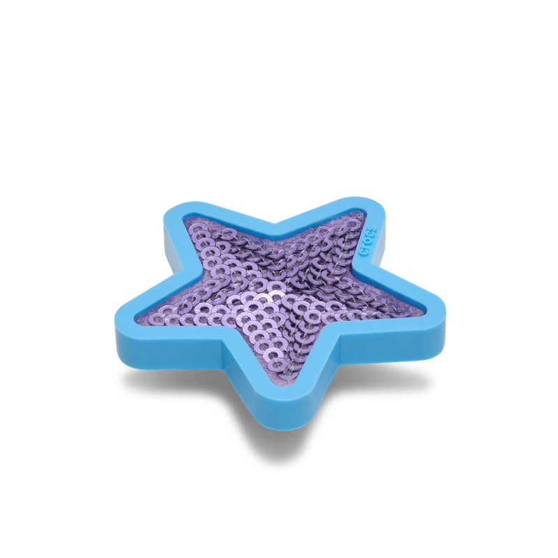 Jibbitz™ Charm Purple Sequin Star