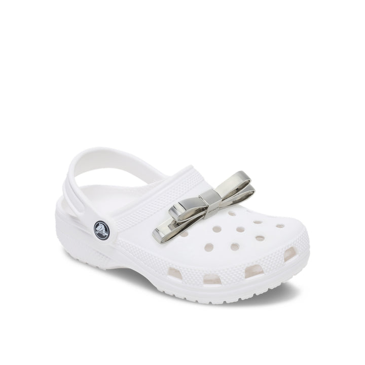 Jibbitz™ Charm Mega Silver 3D Bow - Crocs™ Việt Nam
