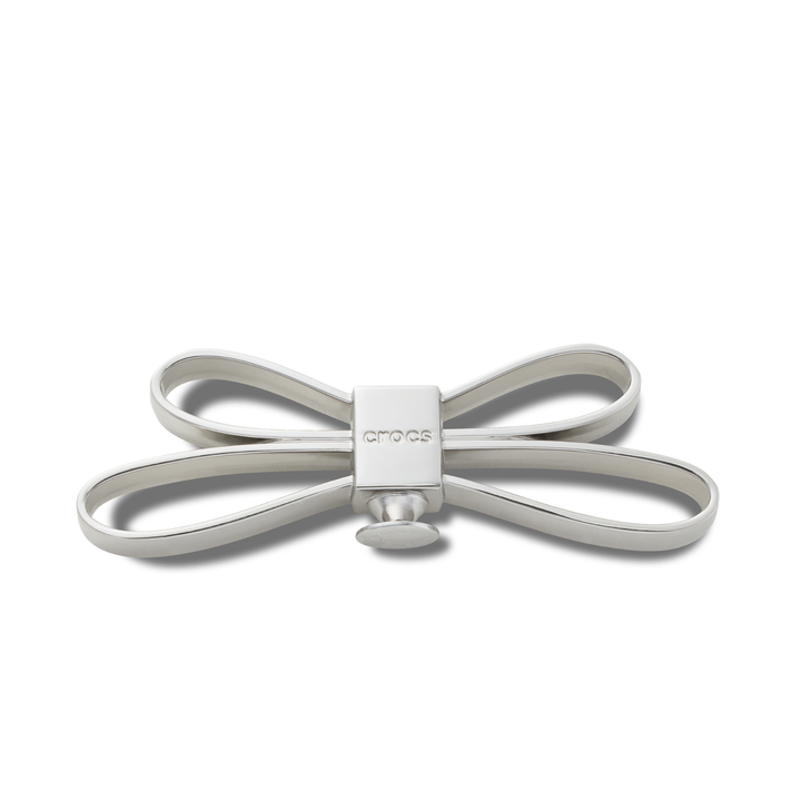 Jibbitz™ Charm Mega Silver 3D Bow - Crocs™ Việt Nam