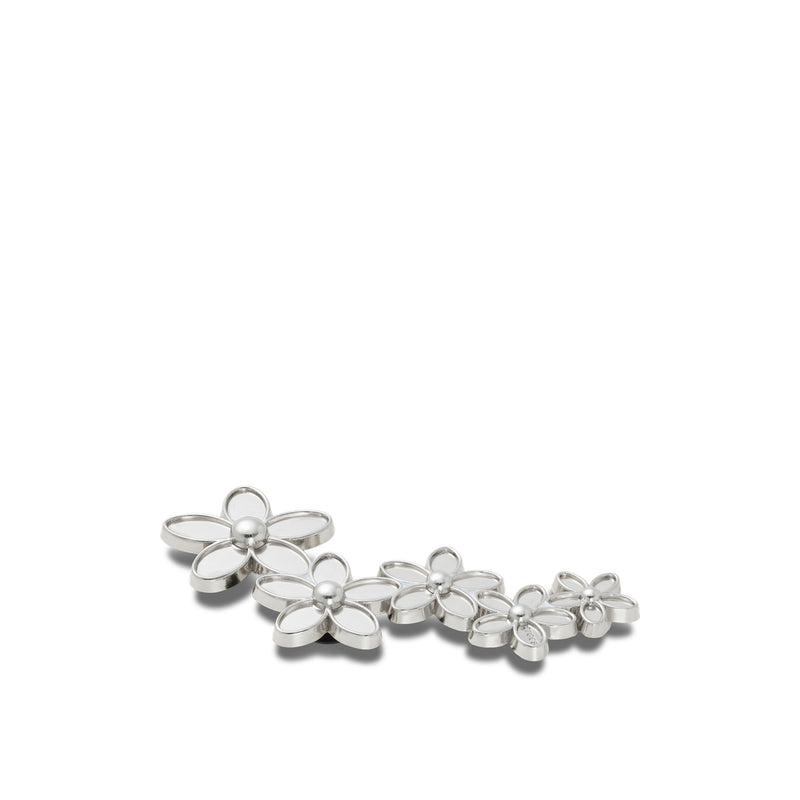 Jibbitz™ Charm Mega Silver Flower Cluster