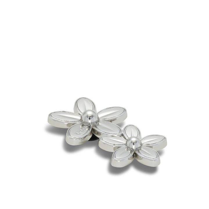 Jibbitz™ Charm Silver Double Flower Cluster - Crocs™ Việt Nam