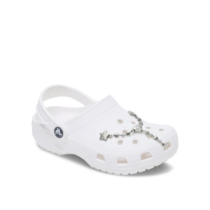 Jibbitz™ Charm Silver Star and Heart Chain - Crocs™ Việt Nam