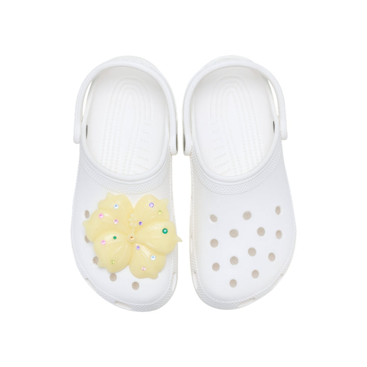 Jibbitz™ Charm Mega Yellow Gem Hibiscus - Crocs™ Việt Nam