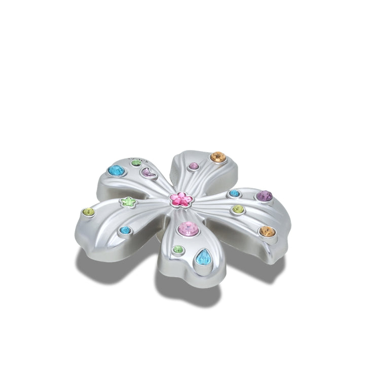 Jibbitz™ Charm Silver Meta Gem Flower - Crocs™ Việt Nam