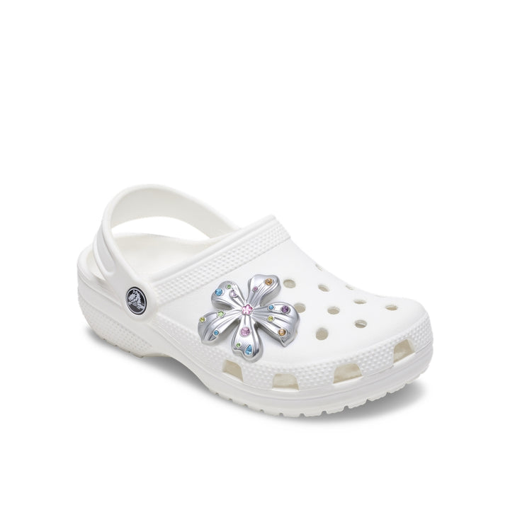 Jibbitz™ Charm Silver Meta Gem Flower - Crocs™ Việt Nam