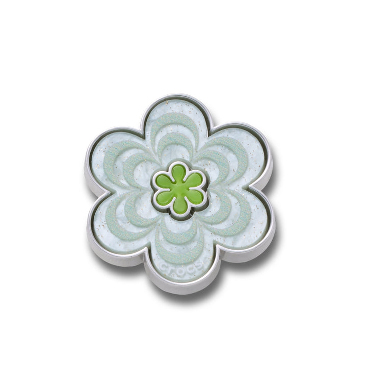 Jibbitz™ Charm Marbled Green Flower - Crocs™ Việt Nam