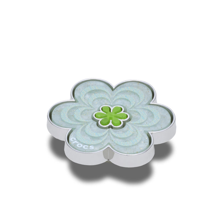 Jibbitz™ Charm Marbled Green Flower - Crocs™ Việt Nam