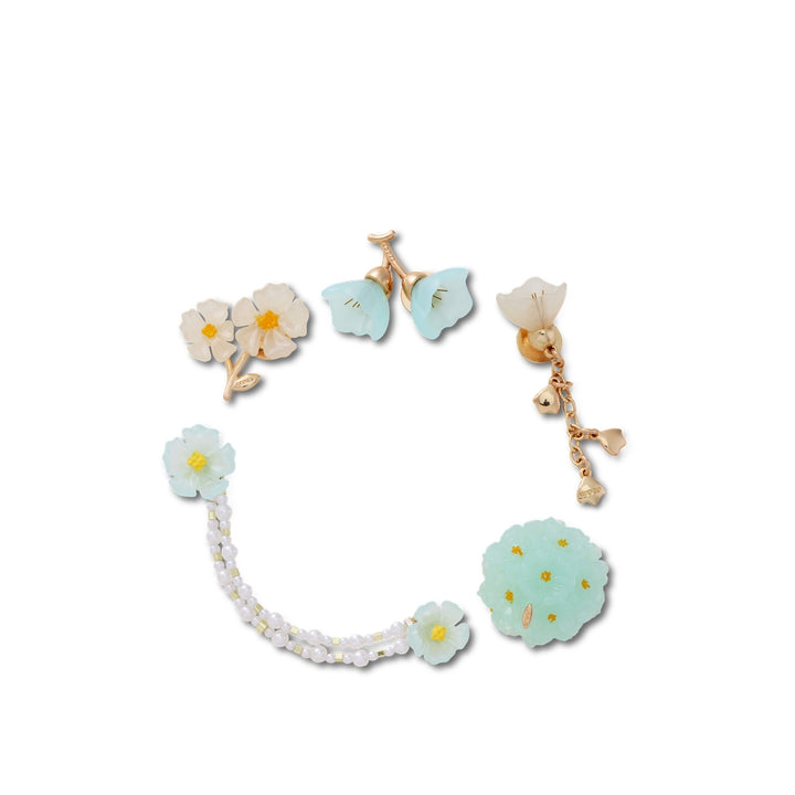Jibbitz™ Charm Blue Dainty Floral - Crocs™ Việt Nam