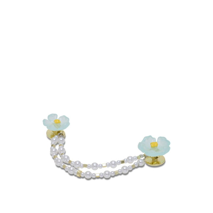 Jibbitz™ Charm Blue Flower And Pearl Chain - Crocs™ Việt Nam