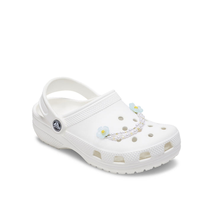 Jibbitz™ Charm Blue Flower And Pearl Chain - Crocs™ Việt Nam