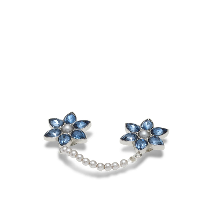 Jibbitz™ Charm Gem Flower and Pearl Chain