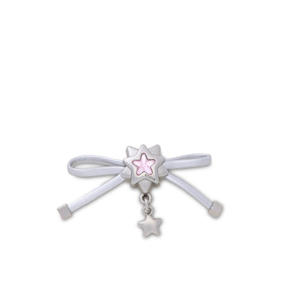 Jibbitz™ Charm Silver Bow And Star Dangle