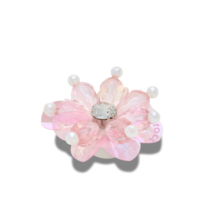 Jibbitz™ Charm Pink Sequin And Pearl Flower - Crocs™ Việt Nam