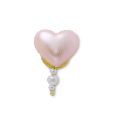 Jibbitz™ Charm Pink Pearl Heart