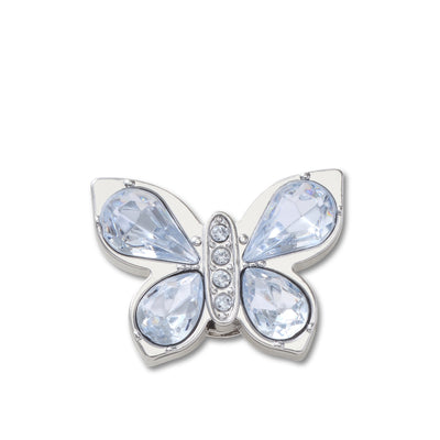 Jibbitz™ Charm Silver Gem Butterfly