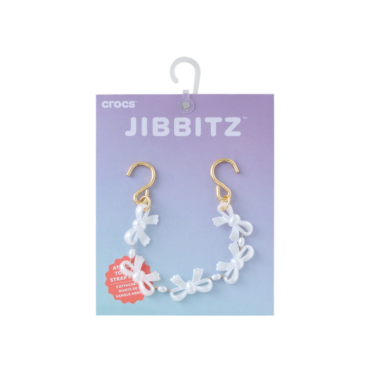 Jibbitz™ Charm Pearl Bow Rivet Chain