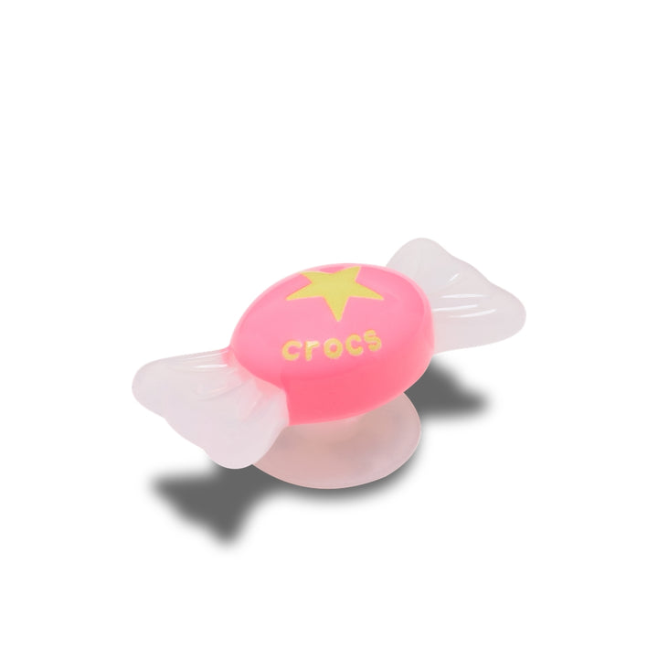 Jibbitz™ Charm Pink and White Star Candy Piece