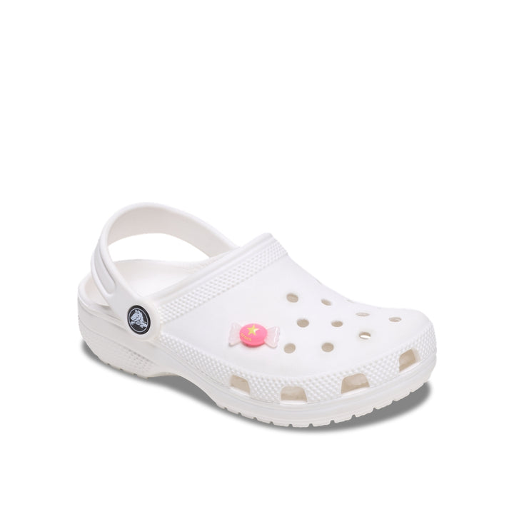 Jibbitz™ Charm Pink and White Star Candy Piece